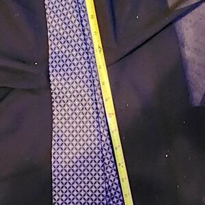 Geometric Blue Tie